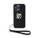 DKNY Wrist Strap Stock Logo - Etui iPhone 14 Pro Max (czarny)