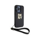 DKNY Wrist Strap Stock Logo - Etui iPhone 15 Pro (czarny)