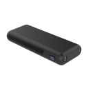 PLATINET POWER BANK 20000 mAh PD65W QC/ LI-ION EV-BATTERY 1400 Cycles 2x USB-C USB BLACK [45943]