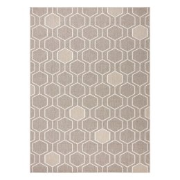 Dywan WINK HEXAGON kolor beżowy 140x200 Hakano - RUG/LU/WINK/HEXAGON/BEIGE/140x200