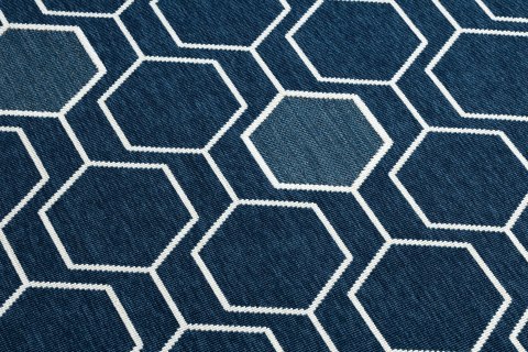 Dywan WINK HEXAGON kolor niebieski 160x230 Hakano - RUG/LU/WINK/HEXAGON/BLUE/160x230