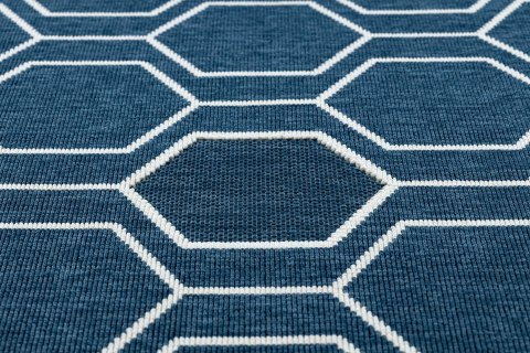 Dywan WINK HEXAGON kolor niebieski 160x230 Hakano - RUG/LU/WINK/HEXAGON/BLUE/160x230
