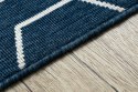 Dywan WINK HEXAGON kolor niebieski 160x230 Hakano - RUG/LU/WINK/HEXAGON/BLUE/160x230