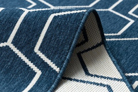 Dywan WINK HEXAGON kolor niebieski 160x230 Hakano - RUG/LU/WINK/HEXAGON/BLUE/160x230