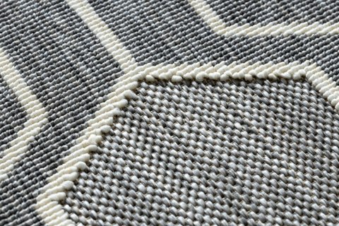 Dywan WINK HEXAGON kolor szary 140x200 Hakano - RUG/LU/WINK/HEXAGON/GREY/140x200