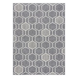 Dywan WINK HEXAGON kolor szary 160x230 Hakano - RUG/LU/WINK/HEXAGON/GREY/160x230