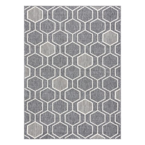 Dywan WINK HEXAGON kolor szary 160x230 Hakano - RUG/LU/WINK/HEXAGON/GREY/160x230