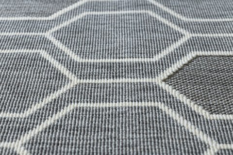 Dywan WINK HEXAGON kolor szary 160x230 Hakano - RUG/LU/WINK/HEXAGON/GREY/160x230
