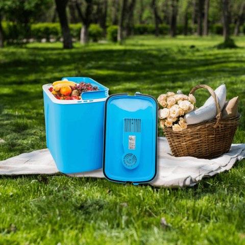 Lodówka samochodowa elektryczna 22L KAMAI CB, zasilanie 12V, niebieska Conabridge
