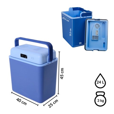 Lodówka turystyczna samochodowa KAMAI CB 24L - 12V Kamai Coolbox
