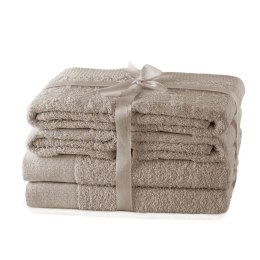 Ręcznik AMARI - AMELIAHOME kolor beżowy styl klasyczny 2*70x140+4*50x100 ameliahome - TOWEL/AH/AMARI/BEI/SET2*70x140+4*50x100