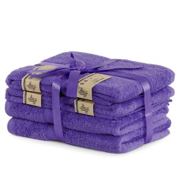 Ręcznik BAMBY kolor fioletowy 2*70x140+4*50x100 decoking - TOWEL/DP/BAMBY/PUR/SET2*70x140+4*50x100