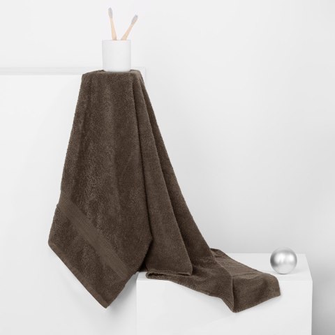 Ręcznik MARINA kolor brązowy styl klasyczny materiał bawełna 30x50 DecoKing - TOWEL/MARINA/BRO/30x50