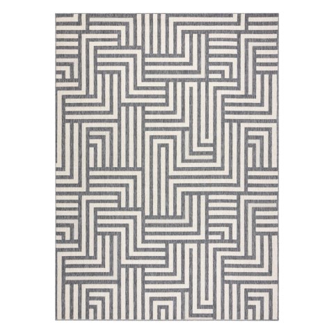 Dywan WINK MAZE kolor kremowy 140x200 Hakano - RUG/LU/WINK/MAZE/CREAM+GREY/140x200