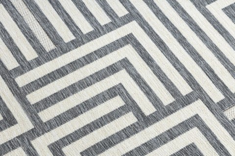 Dywan WINK MAZE kolor kremowy 140x200 Hakano - RUG/LU/WINK/MAZE/CREAM+GREY/140x200