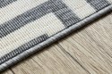 Dywan WINK MAZE kolor kremowy 140x200 Hakano - RUG/LU/WINK/MAZE/CREAM+GREY/140x200