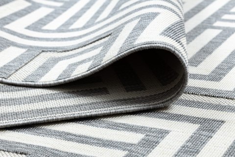 Dywan WINK MAZE kolor kremowy 140x200 Hakano - RUG/LU/WINK/MAZE/CREAM+GREY/140x200
