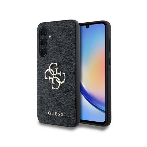 Guess 4G Big Metal Logo - Etui Samsung Galaxy A35 5G (czarny)