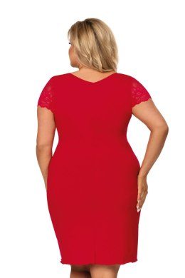 Koszulka nocna Koszula Nocna Model Tess plus Red - Donna Donna