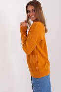 Sweter Damski Model AT-SW-2338.14P Light Orange - AT AT