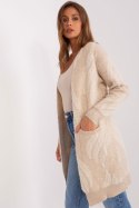 Sweter Kardigan Model AT-SW-234501.00P Light Beige - AT AT