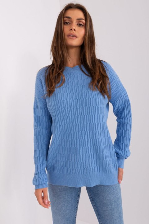 Sweter Damski Model AT-SW-2338.14P Blue - AT AT