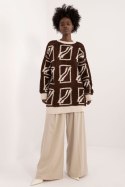 Sweter Damski Model BA-SW-0277.02 Dark Brown - Badu Badu