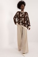 Sweter Damski Model BA-SW-0277.02 Dark Brown - Badu Badu