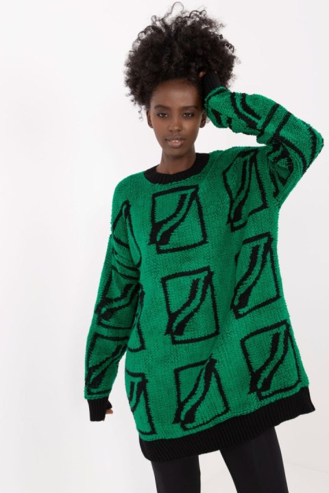 Sweter Damski Model BA-SW-0277.02 Green - Badu Badu