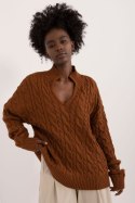 Sweter Damski Model BA-SW-0617.04 Brown - Badu Badu