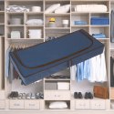 BLUE niebieski organizer do szafy n a suwak 120x50x15cm Kamai Ordinett