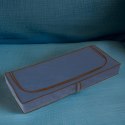 BLUE niebieski organizer do szafy n a suwak 120x50x15cm Kamai Ordinett