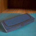 BLUE niebieski organizer do szafy n a suwak 120x50x15cm Kamai Ordinett