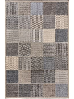 Dywan RIVER 5 kolor niebieski geometryczny styl boho 100x150 Benuta - RUG/BENUT/RIVER/5/BLUE/100x150
