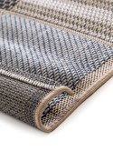 Dywan RIVER 5 kolor niebieski geometryczny styl boho 100x150 Benuta - RUG/BENUT/RIVER/5/BLUE/100x150