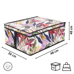 FLORAL w kwiaty organizer do szafy z pokrywą 48x36x19cm Kamai Ordinett