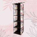 FLORAL w kwiaty wiszący organizer do szafy 5 przegród 30x30x120m Kamai Ordinett