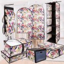 FLORAL w kwiaty wiszący organizer do szafy 5 przegród 30x30x120m Kamai Ordinett