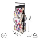 FLORAL w kwiaty wiszący organizer do szafy 5 przegród na torebki, paski 72x42cm Kamai Ordinett