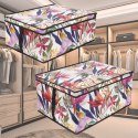 FLORAL w kwiaty organizer do szafy z pokrywą 48x36x19cm Kamai Ordinett