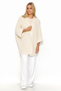 Sweter Kardigan Model S145 Light Beige - Makadamia Makadamia