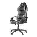 VARR GAMING CHAIR FOTEL GAMINGOWY ZOLDER GAS LIFT TWO PILLOWS GREY+BLACK [45859]