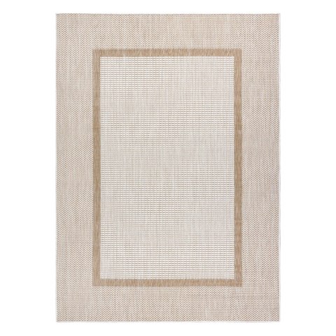 Dywan VINEA FRAME kolor kremowy 80x150 Hakano - RUG/LU/VINEA/FRAME/CREAM+BEIGE/80x150