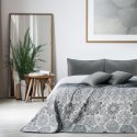 Narzuta ALHAMBRA kolor szary drukowany materiał mikrofibra 260x280 DecoKing - CHON/ALHAMBRA/WH+GREY/260x280