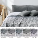 Narzuta ALHAMBRA kolor szary drukowany materiał mikrofibra 260x280 DecoKing - CHON/ALHAMBRA/WH+GREY/260x280