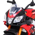 Aprilia Tuono V4 Motor na akumulator dla dzieci Czerwony + Panel MP3 + Kółka pomocnicze + Wolny Start