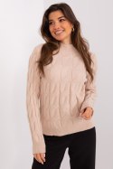 Sweter Damski Model AT-SW-2235.00P Beige - AT AT