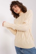 Sweter Damski Model AT-SW-2235.00P Light Beige - AT AT