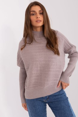 Sweter Damski Model AT-SW-2368.36X Dark Beige - AT AT