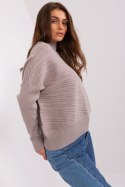 Sweter Damski Model AT-SW-2368.36X Dark Beige - AT AT